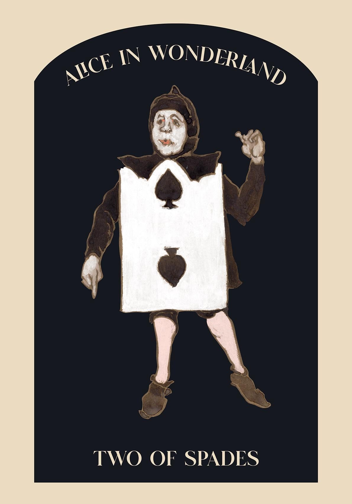 Two of Spades from Alice in Wonderland