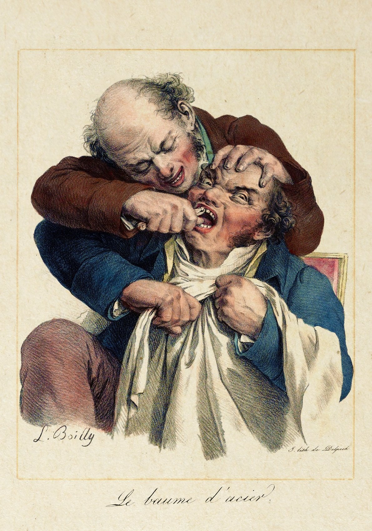Crazy Dentist Art Poster