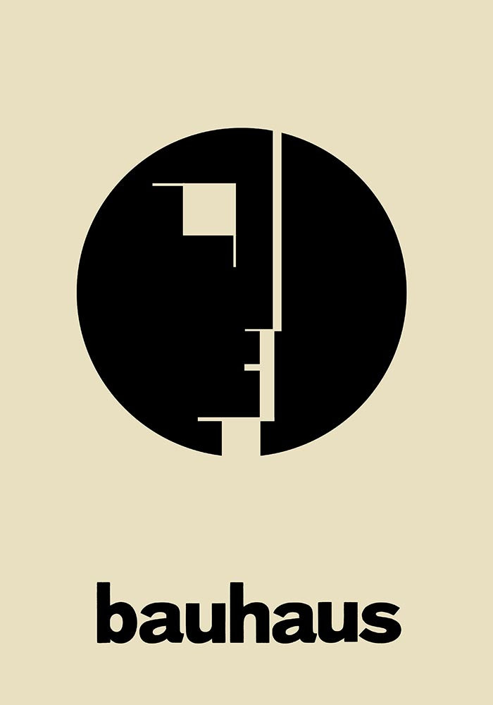Bauhaus Logo Poster Art Print