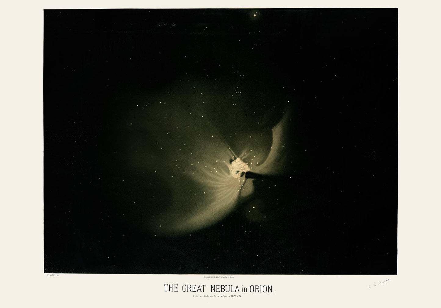 The Great Nebula Astronomical Poster