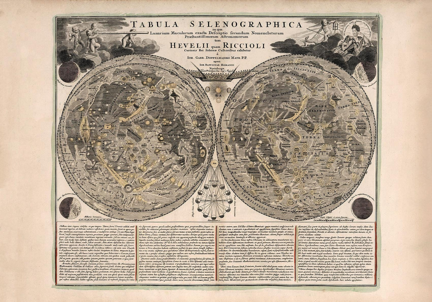 Tabula Selenographica Moon Poster