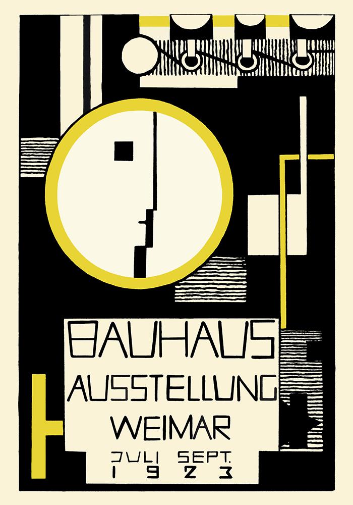 Bauhaus Ausstellung Weimar 1923 by Baschant Schwarz und Gelb – Kuriosis  Trade / B2B