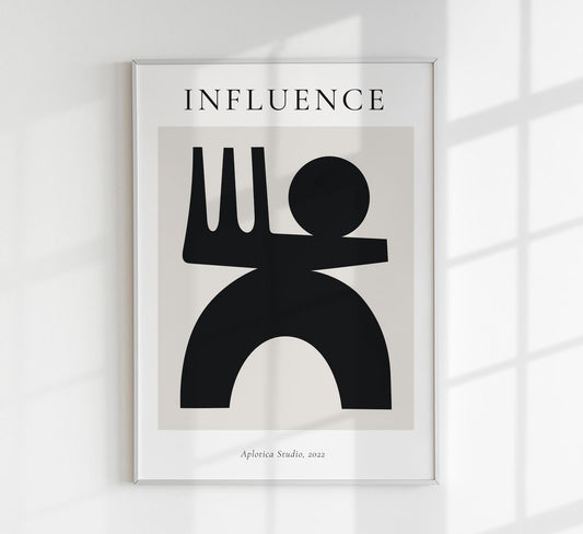 Influence Art Print by Aplotica Studio