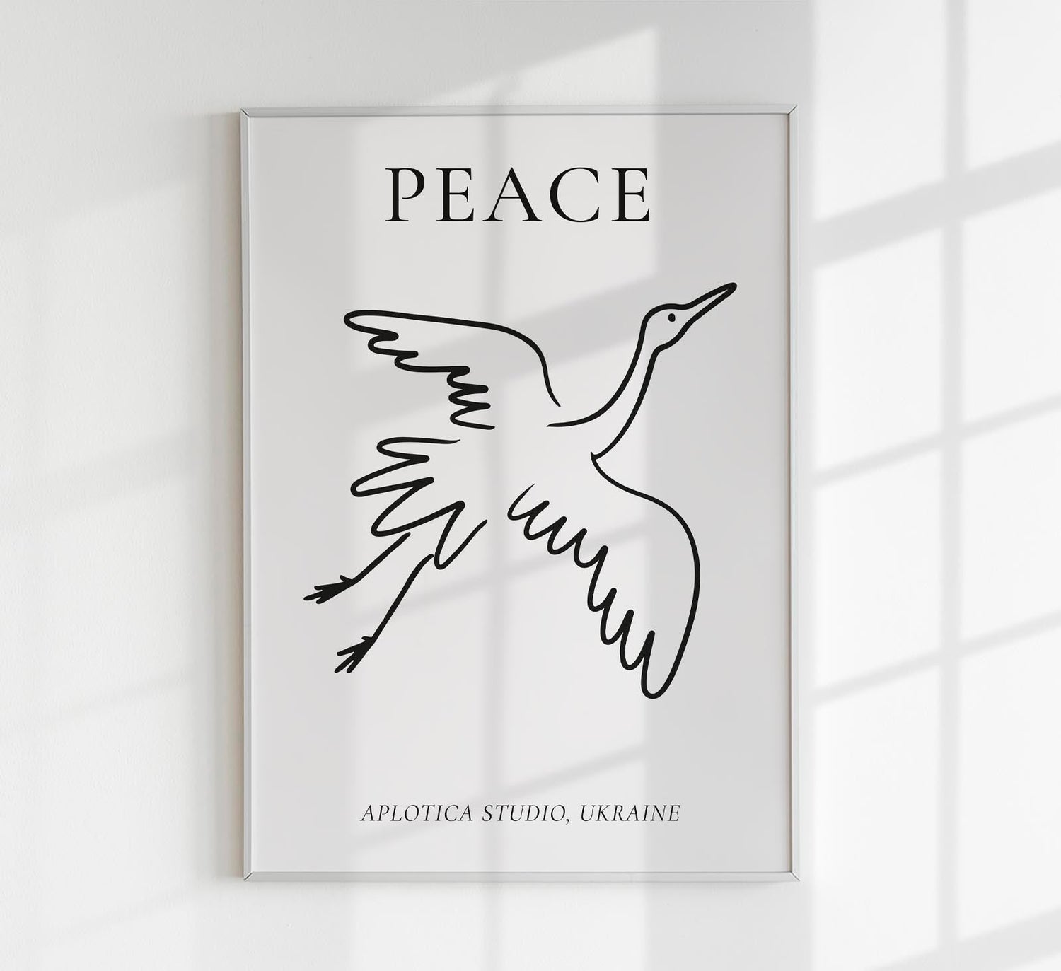 Peace Art Print by Bastien Bouta
