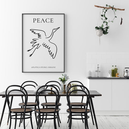 Peace Art Print by Bastien Bouta