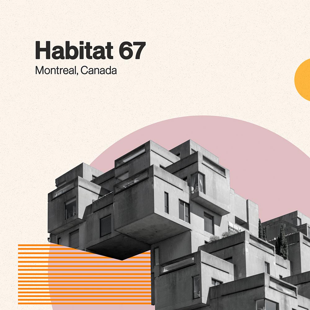 Habitat 67 Art Print by Nico Tracey