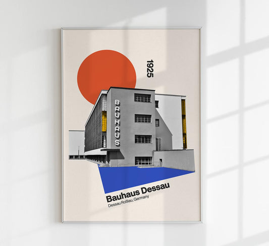 Bauhaus Dessau Art Print by Nico Tracey