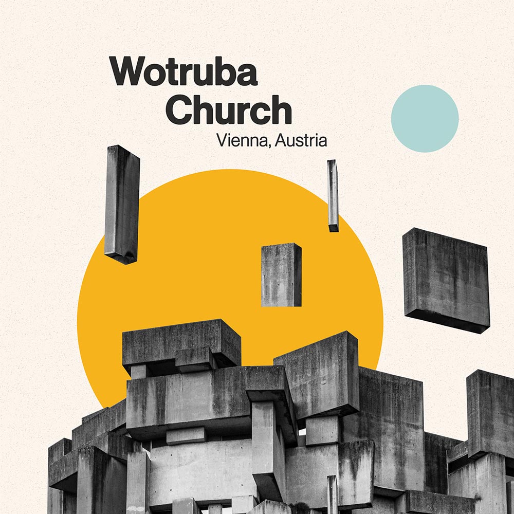 Wortruba Church Art Print by Nico Tracey
