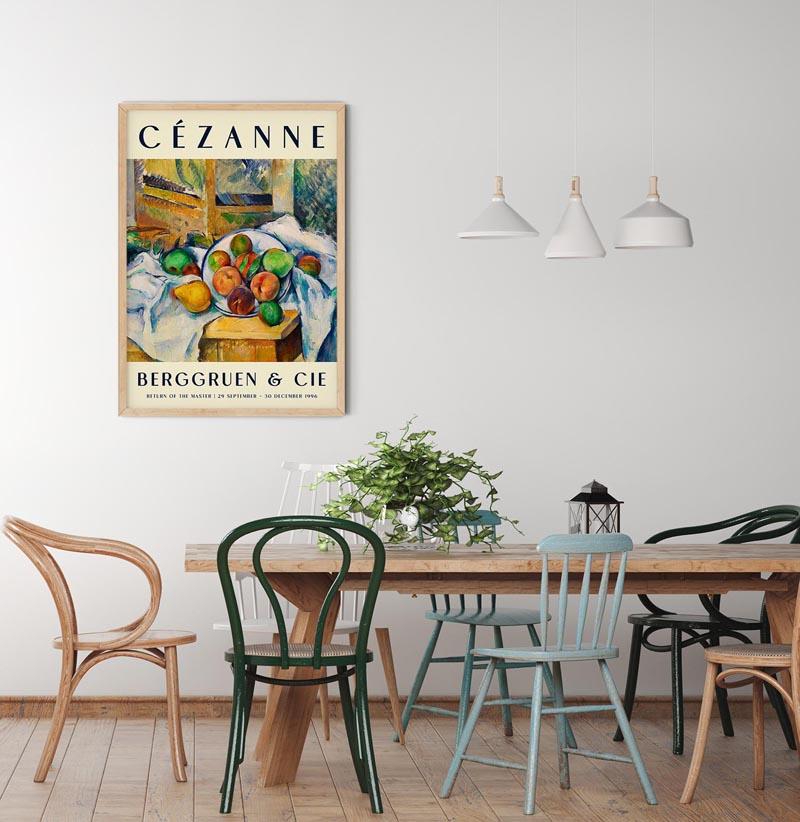 Cézanne A Table Corner Art Exhibition Poster