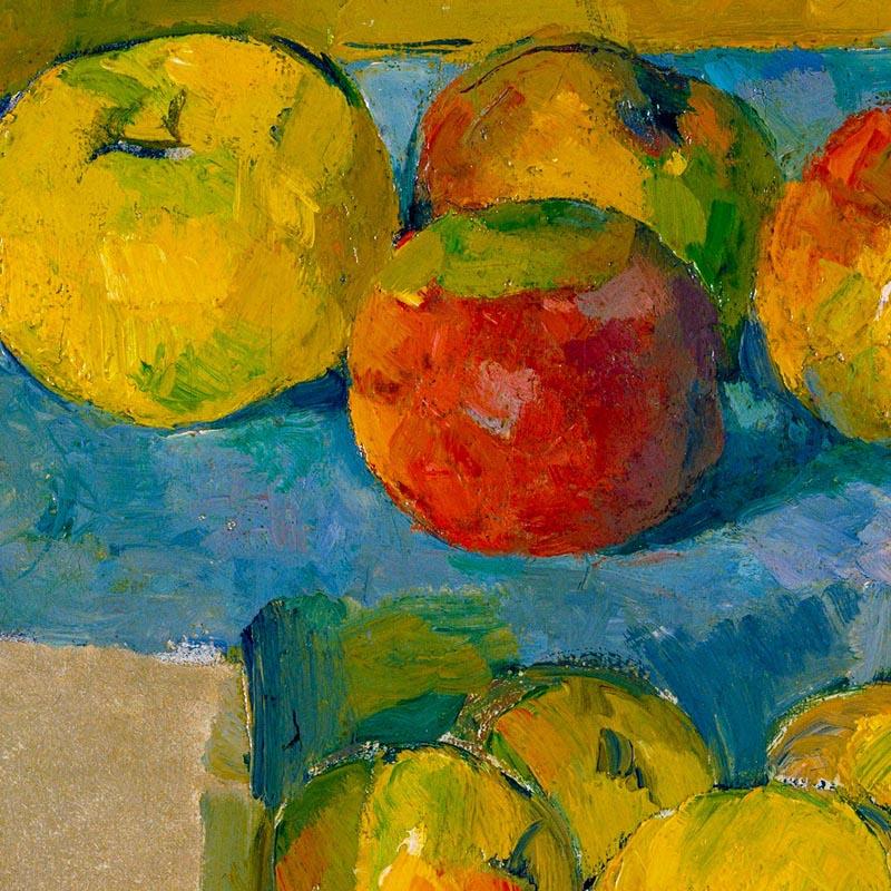 Cézanne Apples Art Exhibition Poster