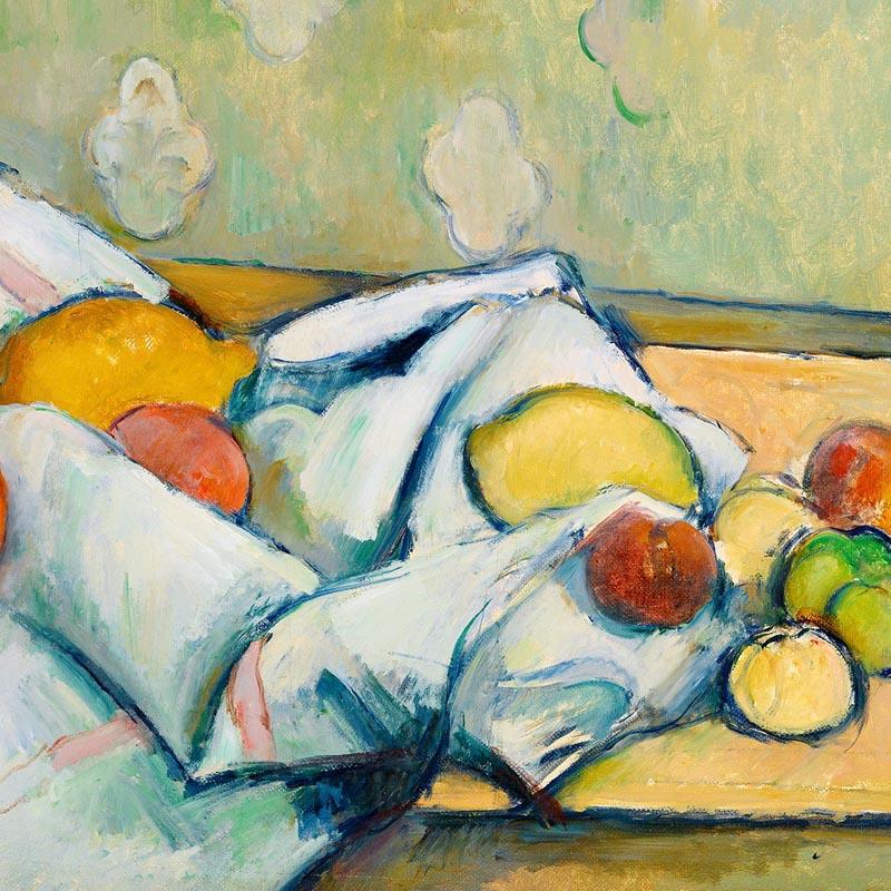 Cézanne Bottle and Fruits Art Exhibition Poster