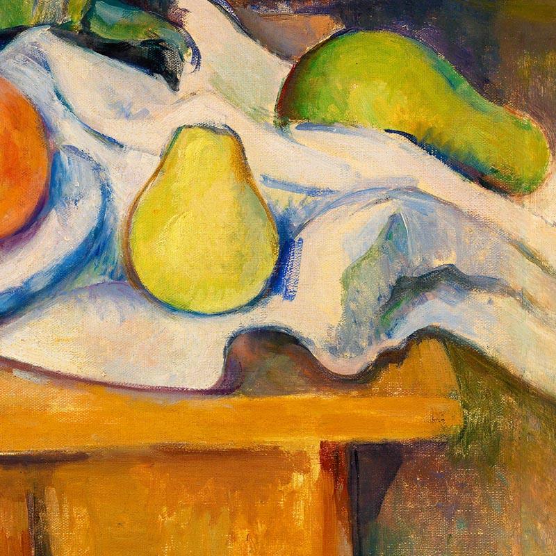 Cézanne Fruit on a Table Art Exhibition Poster