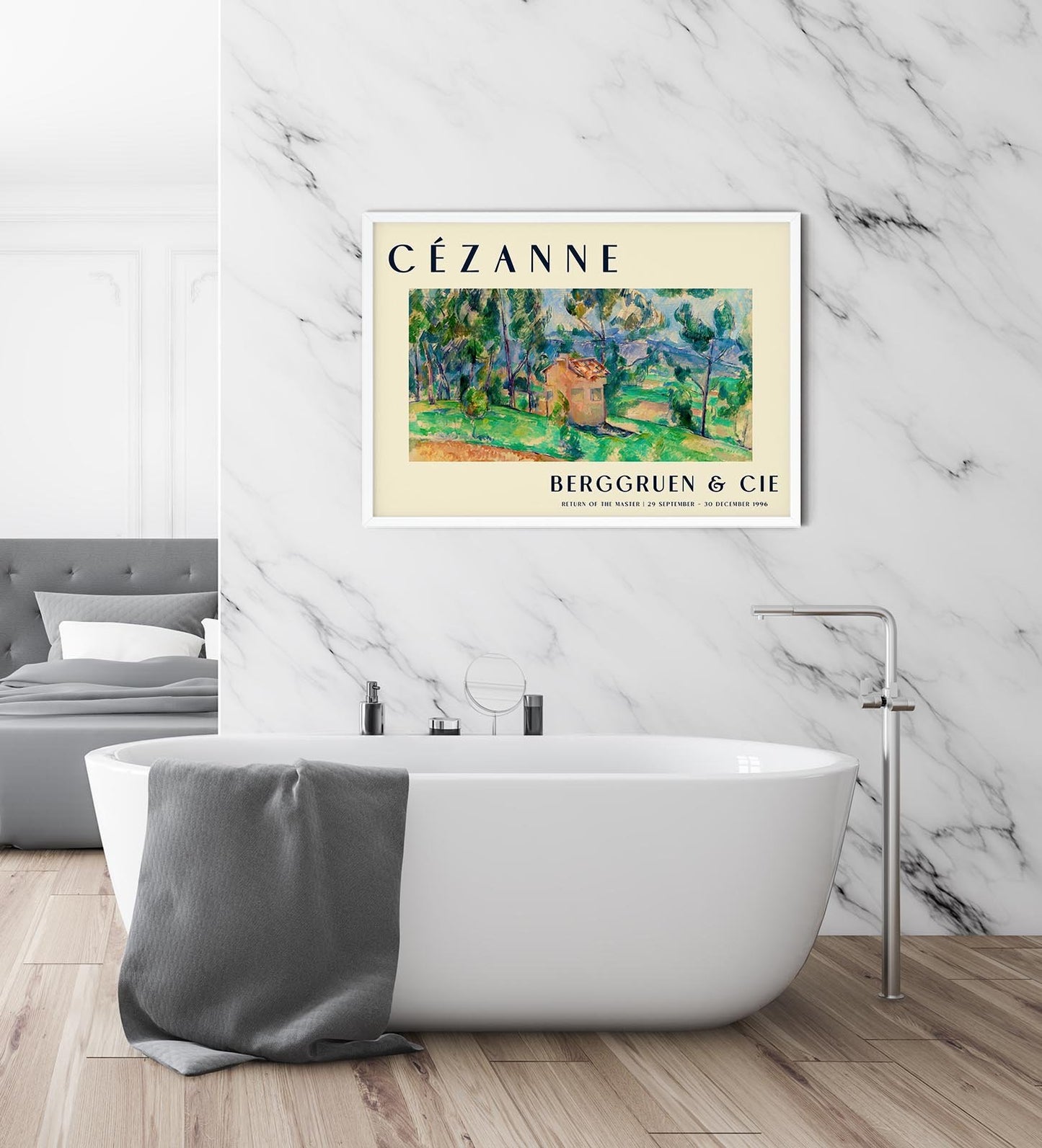 Cézanne House Art Exhibition Poster