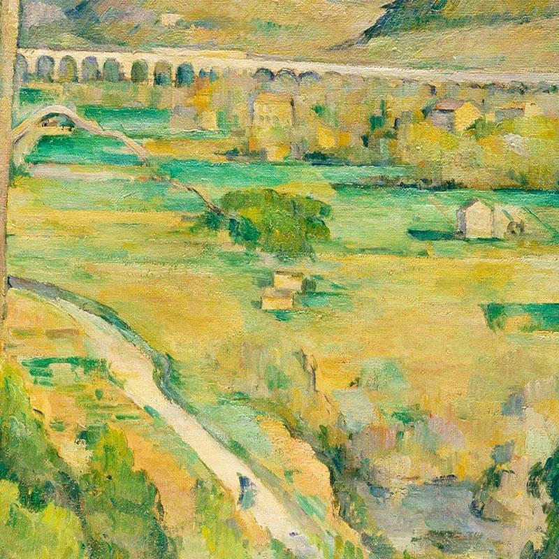 Cézanne Arc River Valley Art Exhibition Poster