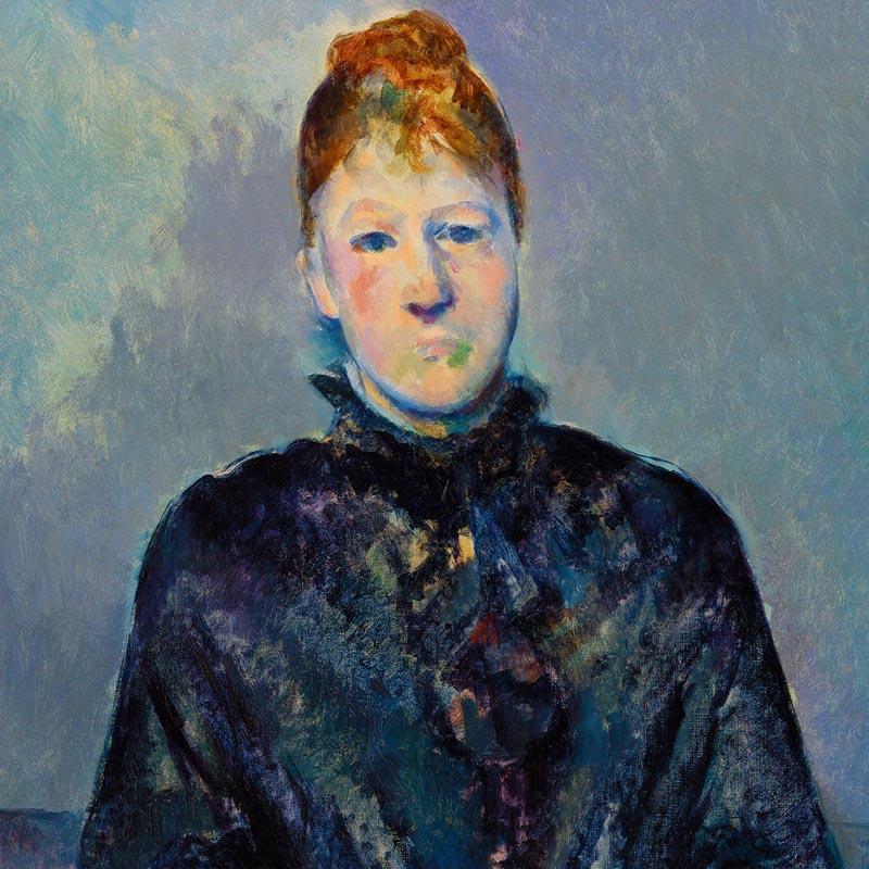 Cézanne Madame Cézanne Art Exhibition Poster C