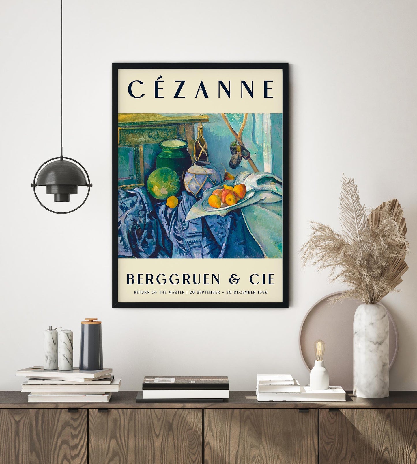 Cézanne Still Life with Apples II Art Exhibition Poster