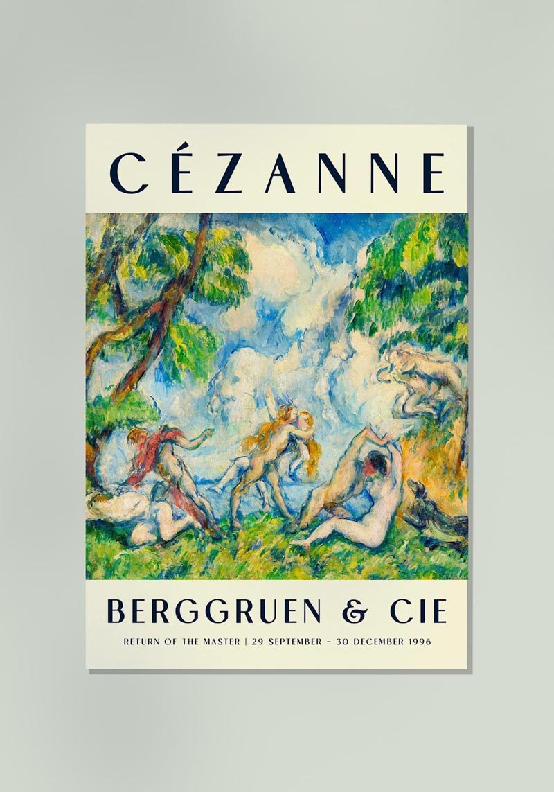 Cézanne The Battle of Love Art Exhibition Poster
