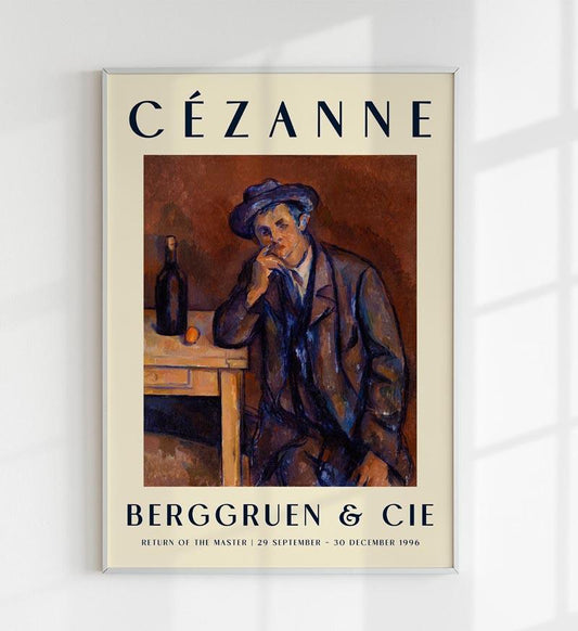 Cézanne The Drinker Art Exhibition Poster
