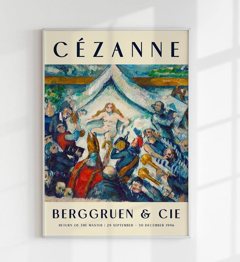 Cézanne The Eternal Feminine Art Exhibition Poster