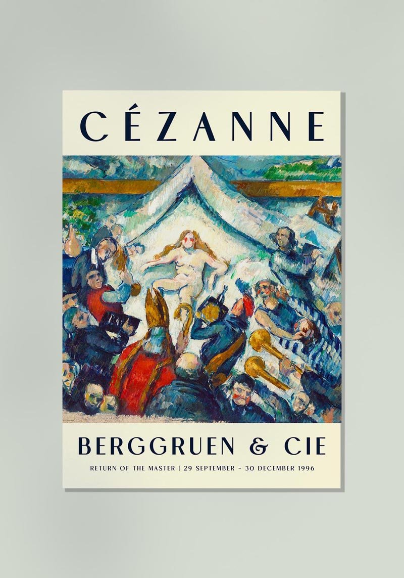 Cézanne The Eternal Feminine Art Exhibition Poster