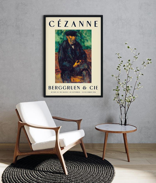 Cézanne The Gardener Vallier Art Exhibition Poster