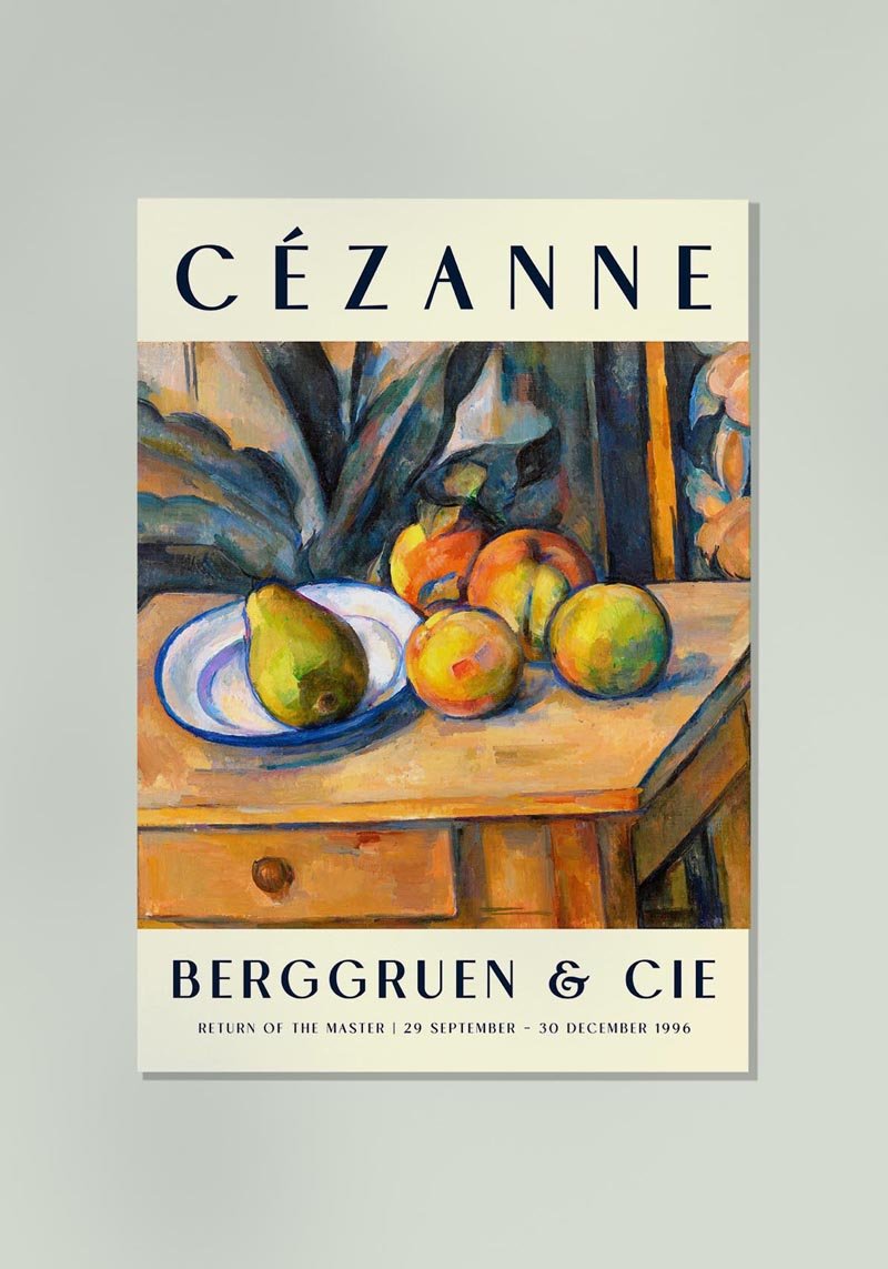 Cézanne The Large Pear Art Exhibition Poster