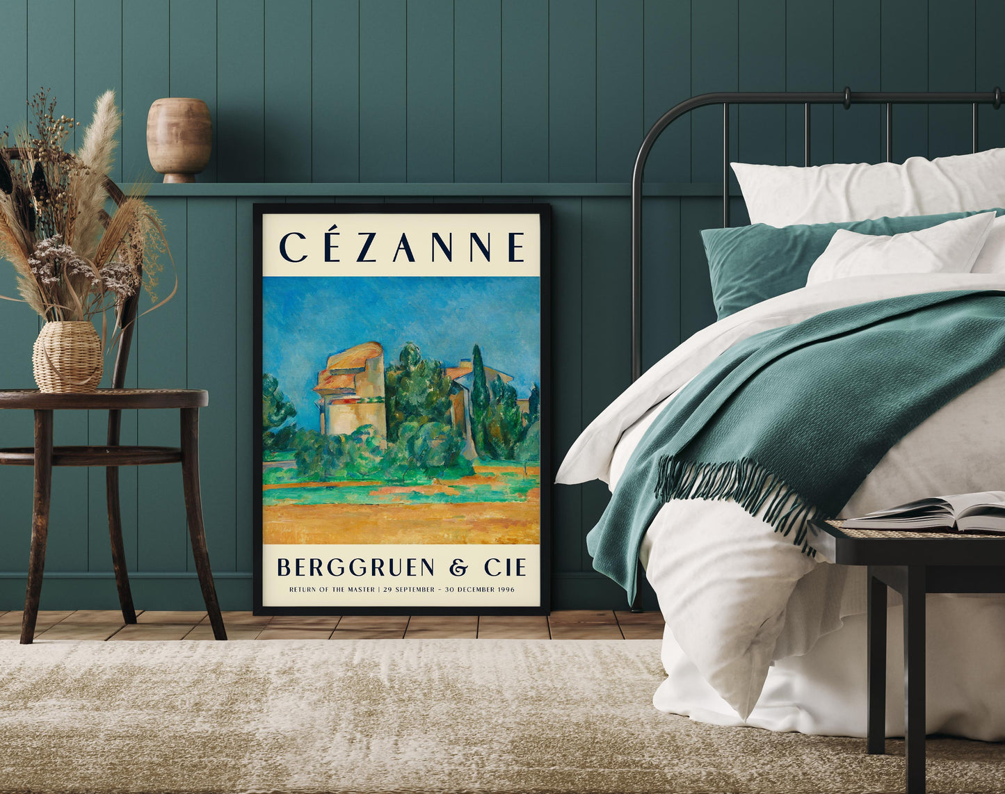 Cézanne The Pigeon Tower Art Exhibition Poster