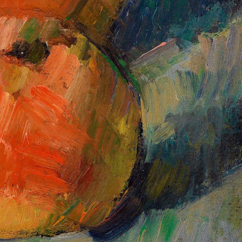 Cézanne Three Apples Art Exhibition Poster