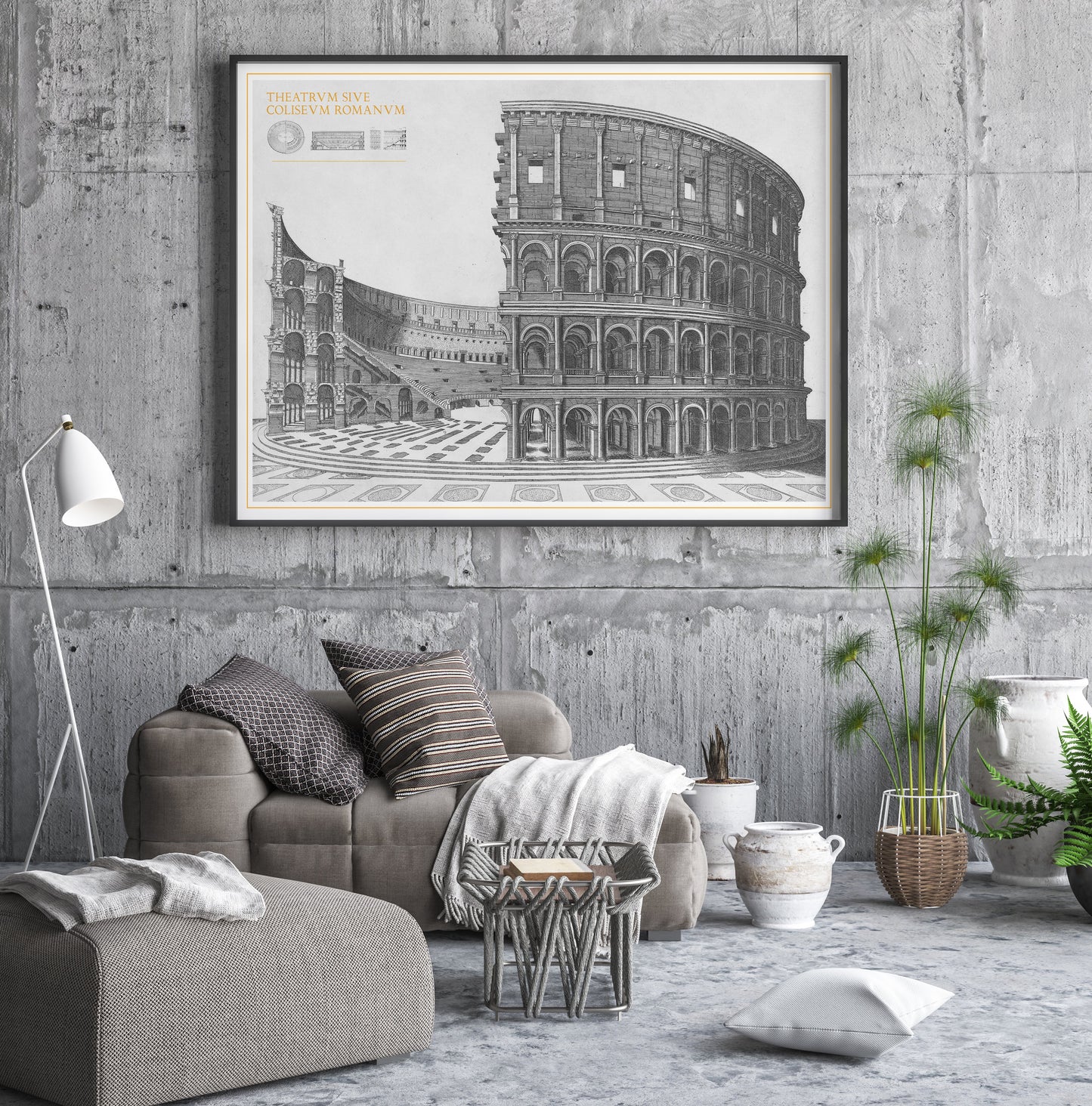 Colosseum Architecture Poster
