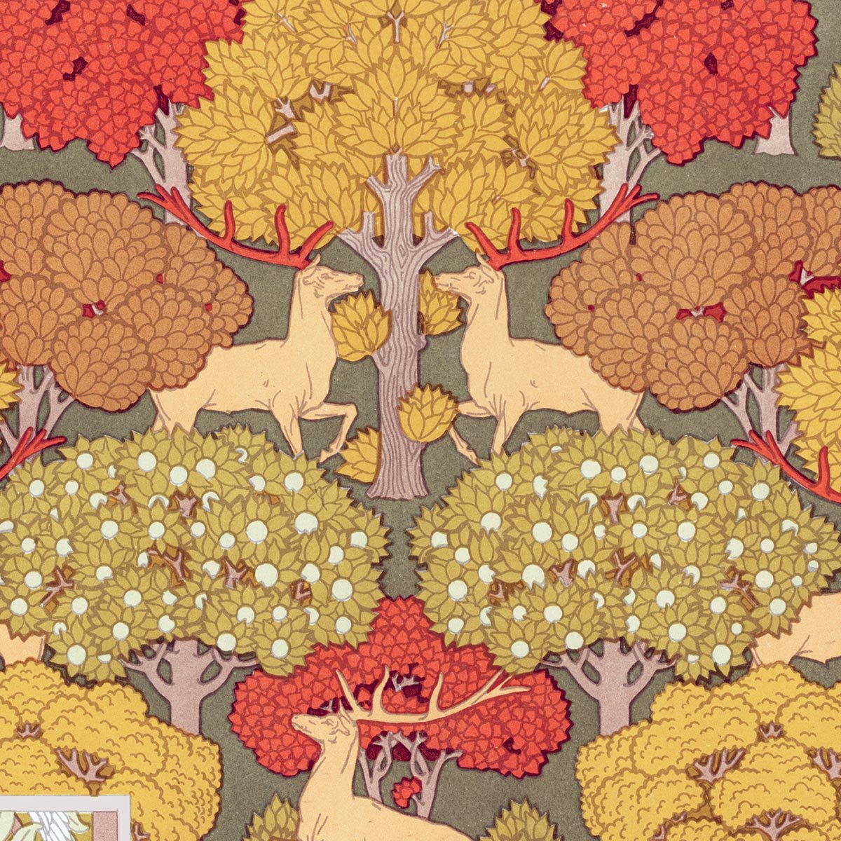 Deers and Squirrel Poster