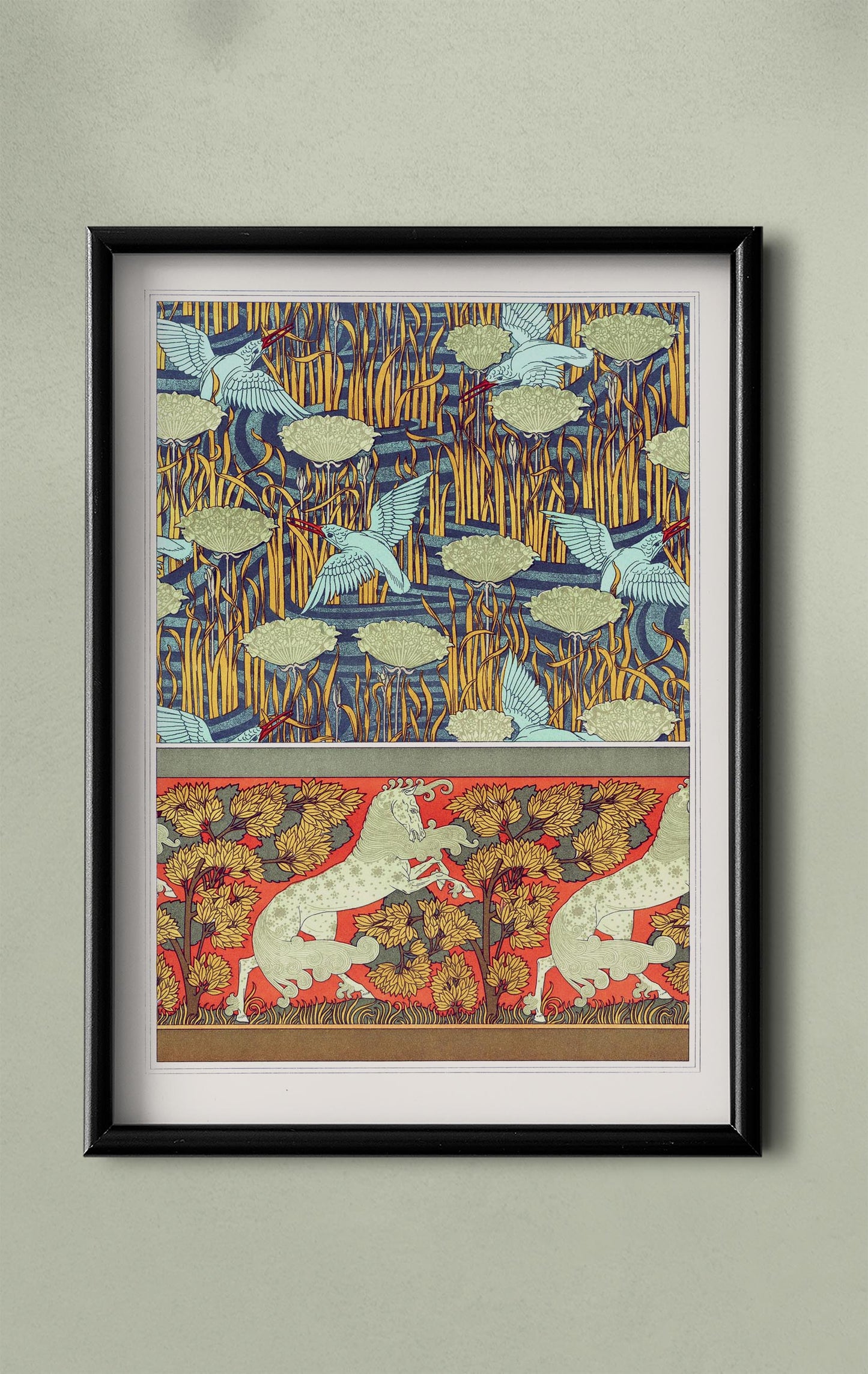 Birds and Horses Poster