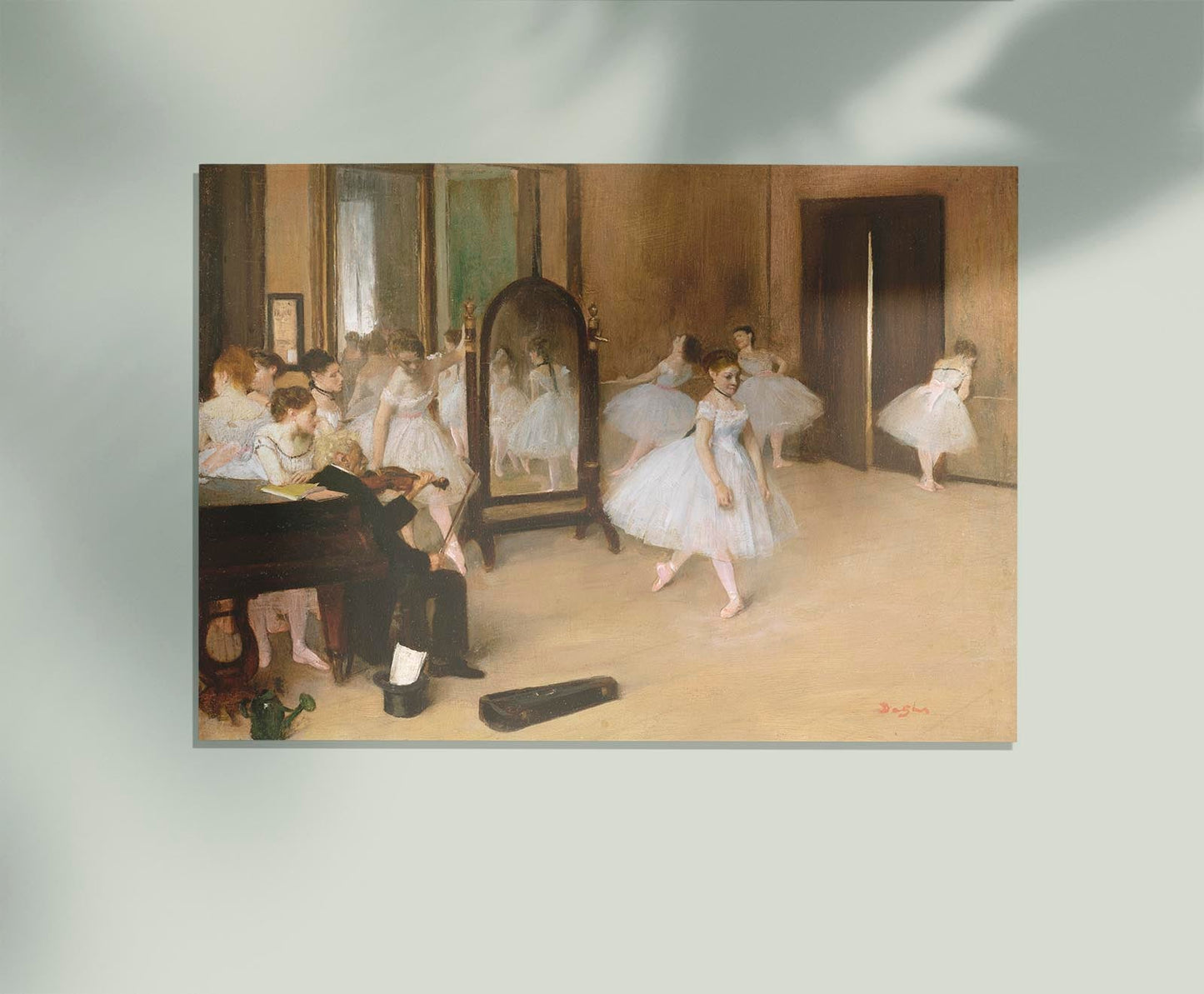 The Dancing Class Art Print by Edgar Degas