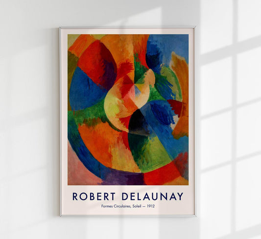 Formes Circulaires, Soleil Art Print by Robert Delaunay