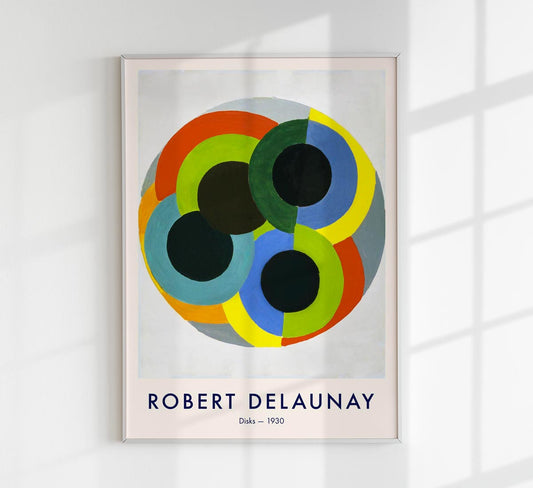Disks Art Print by Robert Delaunay