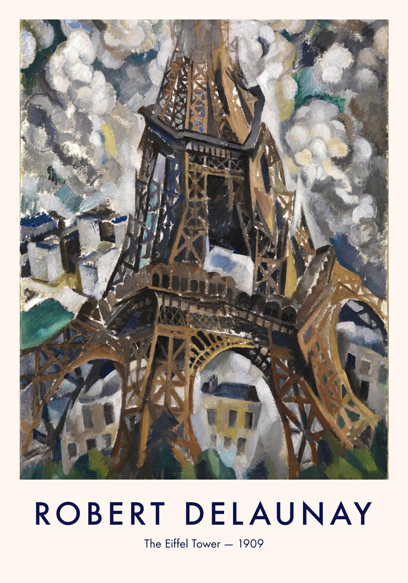 The Eiffel Tower Art Print by Robert Delaunay