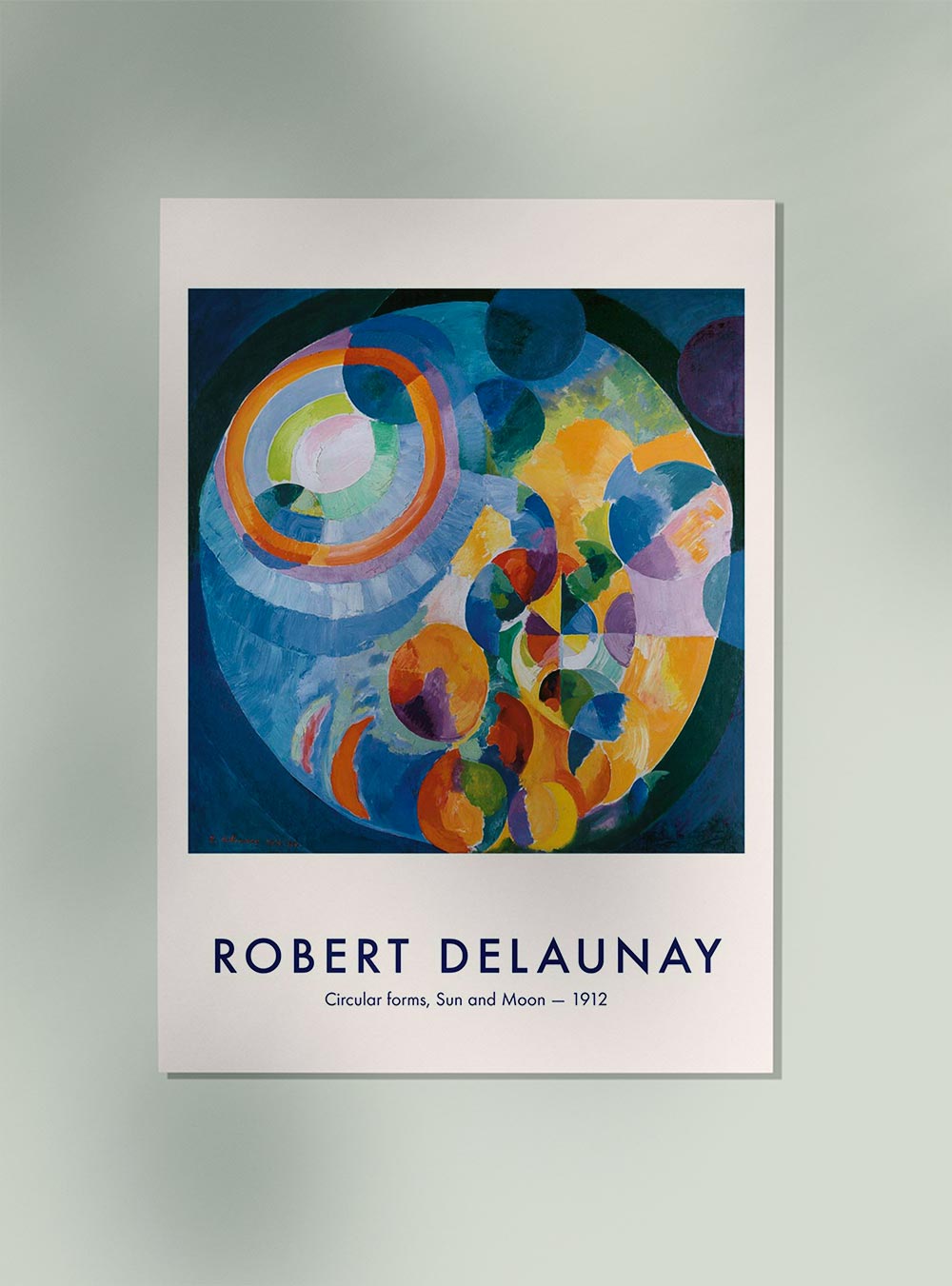 Circular Forms Art Print by Robert Delaunay