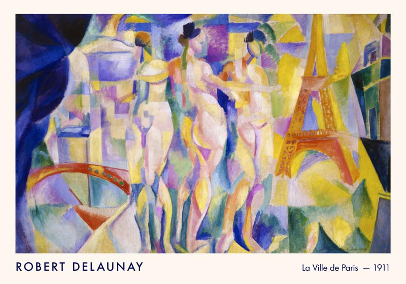 La Ville de Paris Print by Robert Delaunay