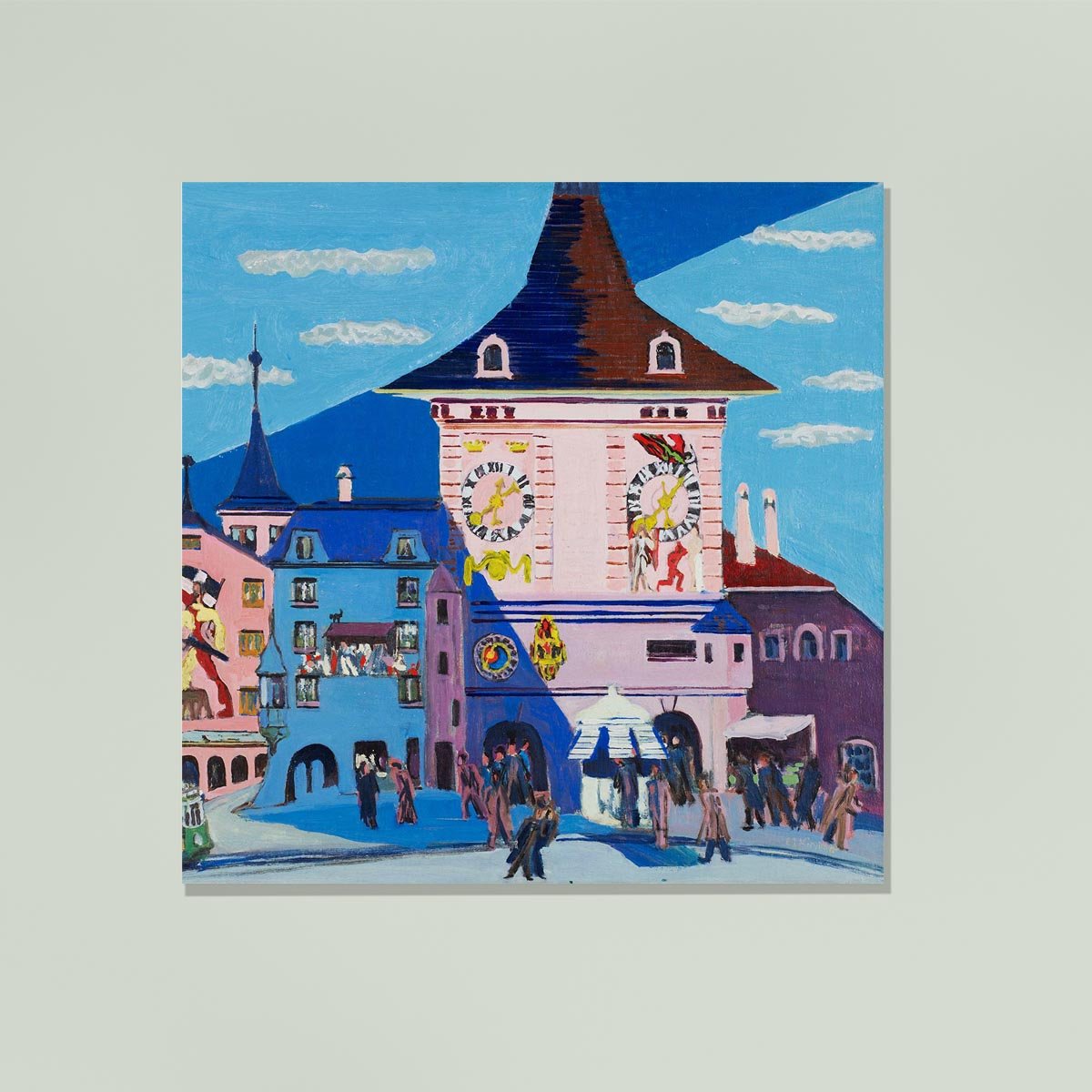 Bern with Belltower by Ernst Kirchner