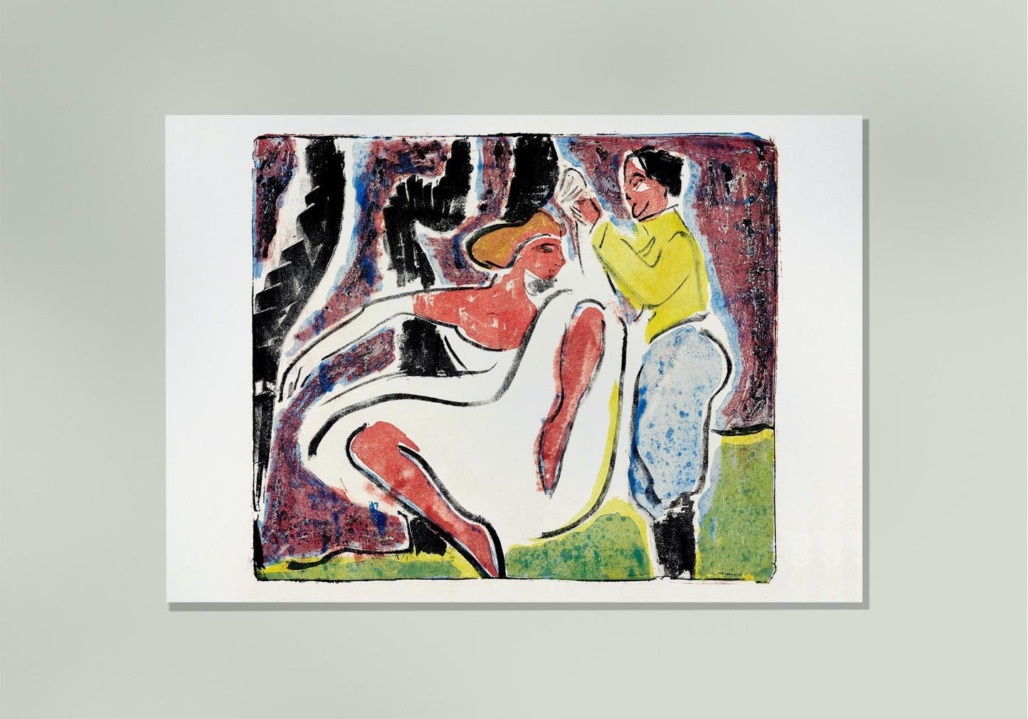 Russian Dancers by Ernst Kirchner