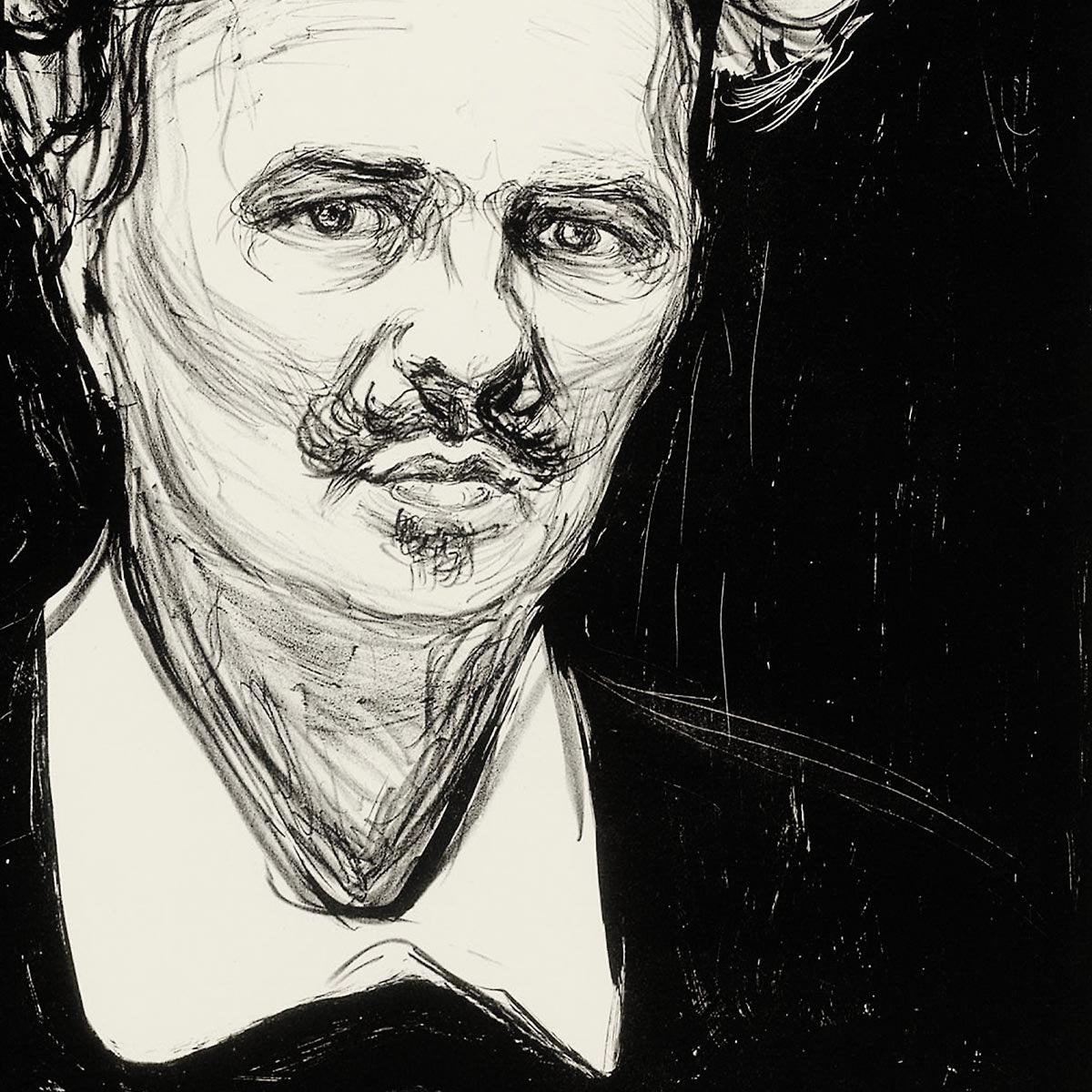 "August Strindberg" Munch Exhibition Poster