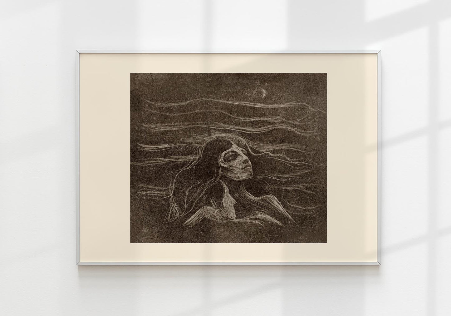 Edvard Munch On the Waves of Love Art Poster