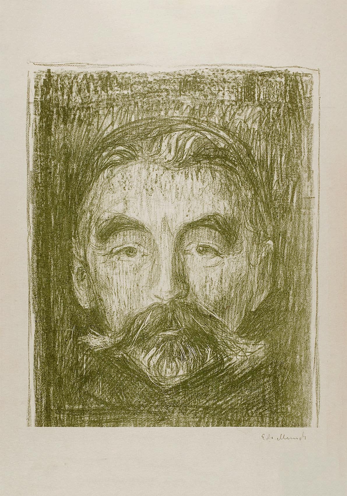 Edvard Munch "Stéphane Mallarmé" Art Poster