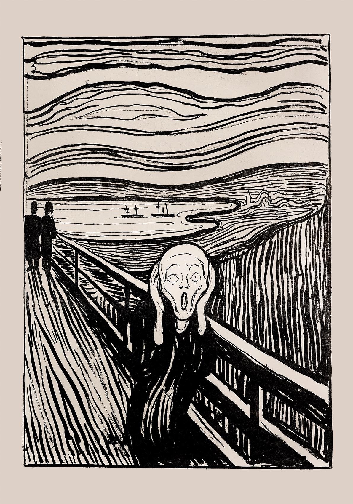 Edvard Munch The Scream Art Poster