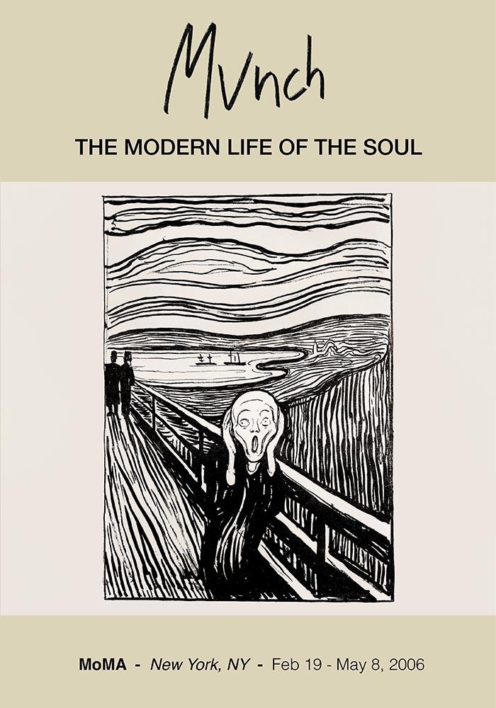 The Scream Munch Exhibition Poster