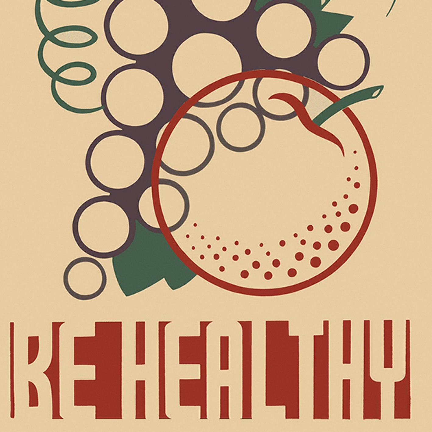 Eat Fruit Be Healthy Poster