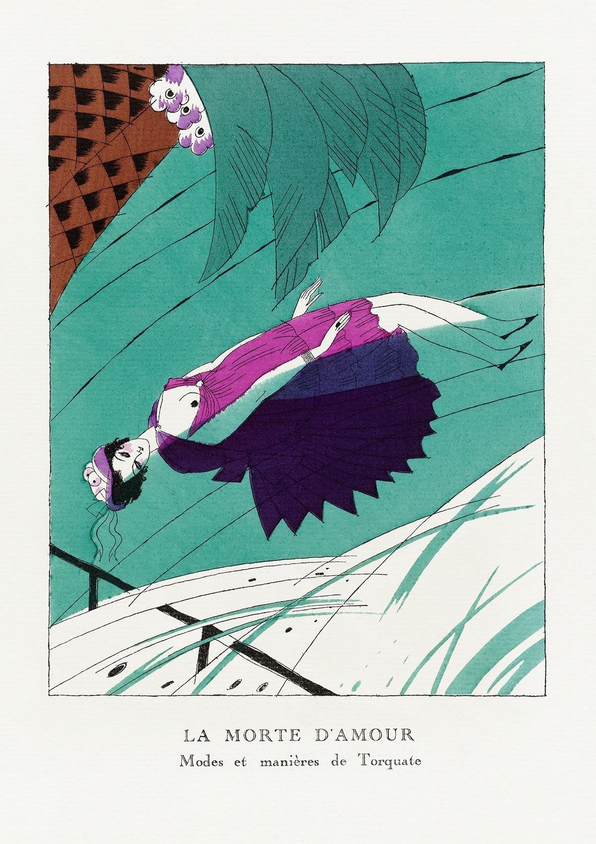 La Morte D'Amour Vintage Poster
