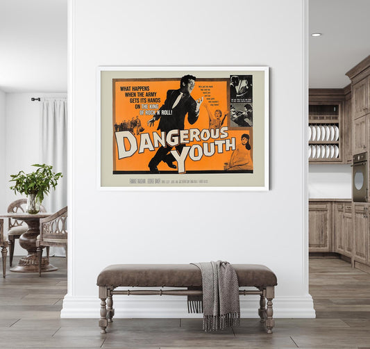 Dangerous Youth Retro Movie Poster