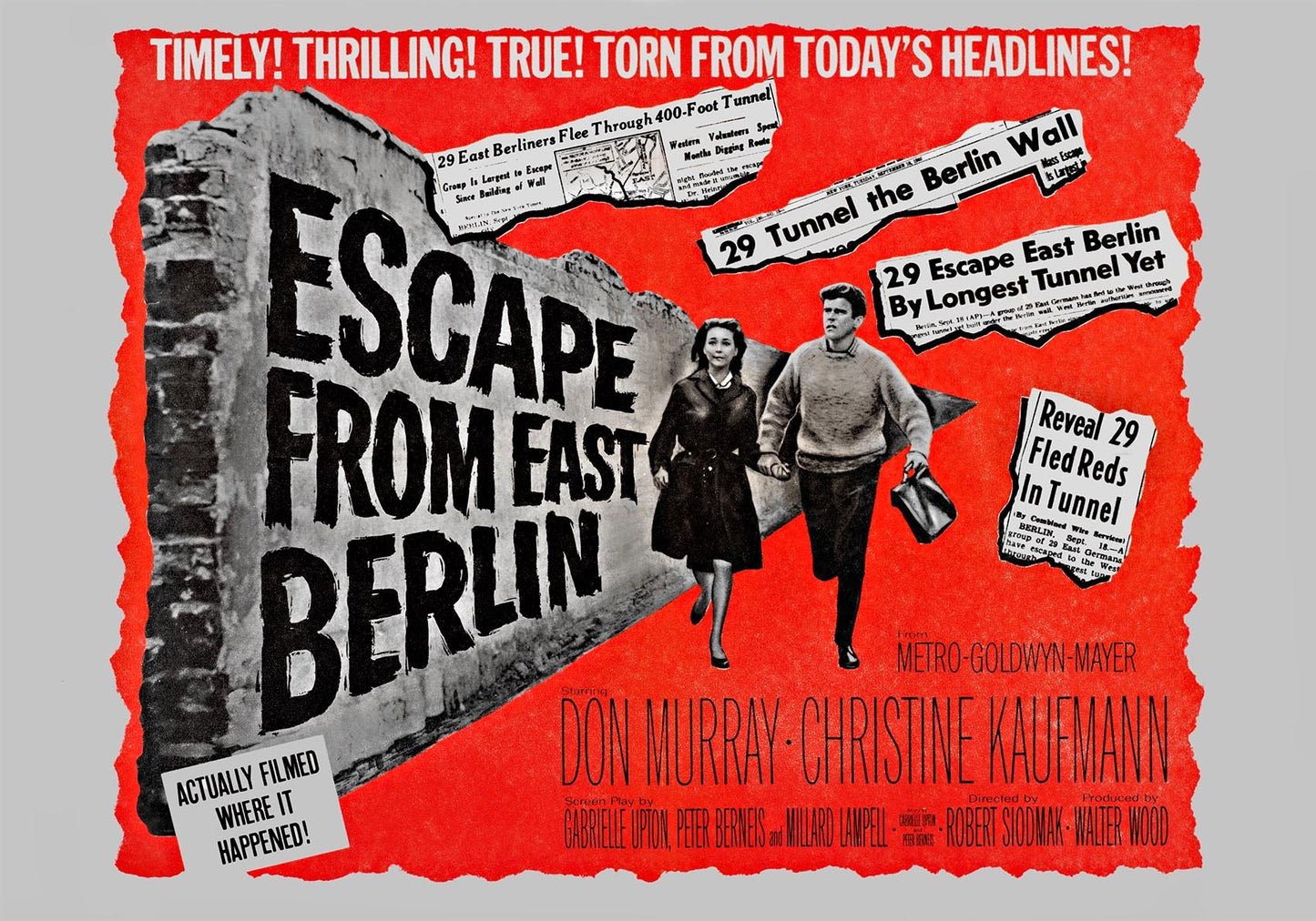 Escape From East Berlin Movie Poster