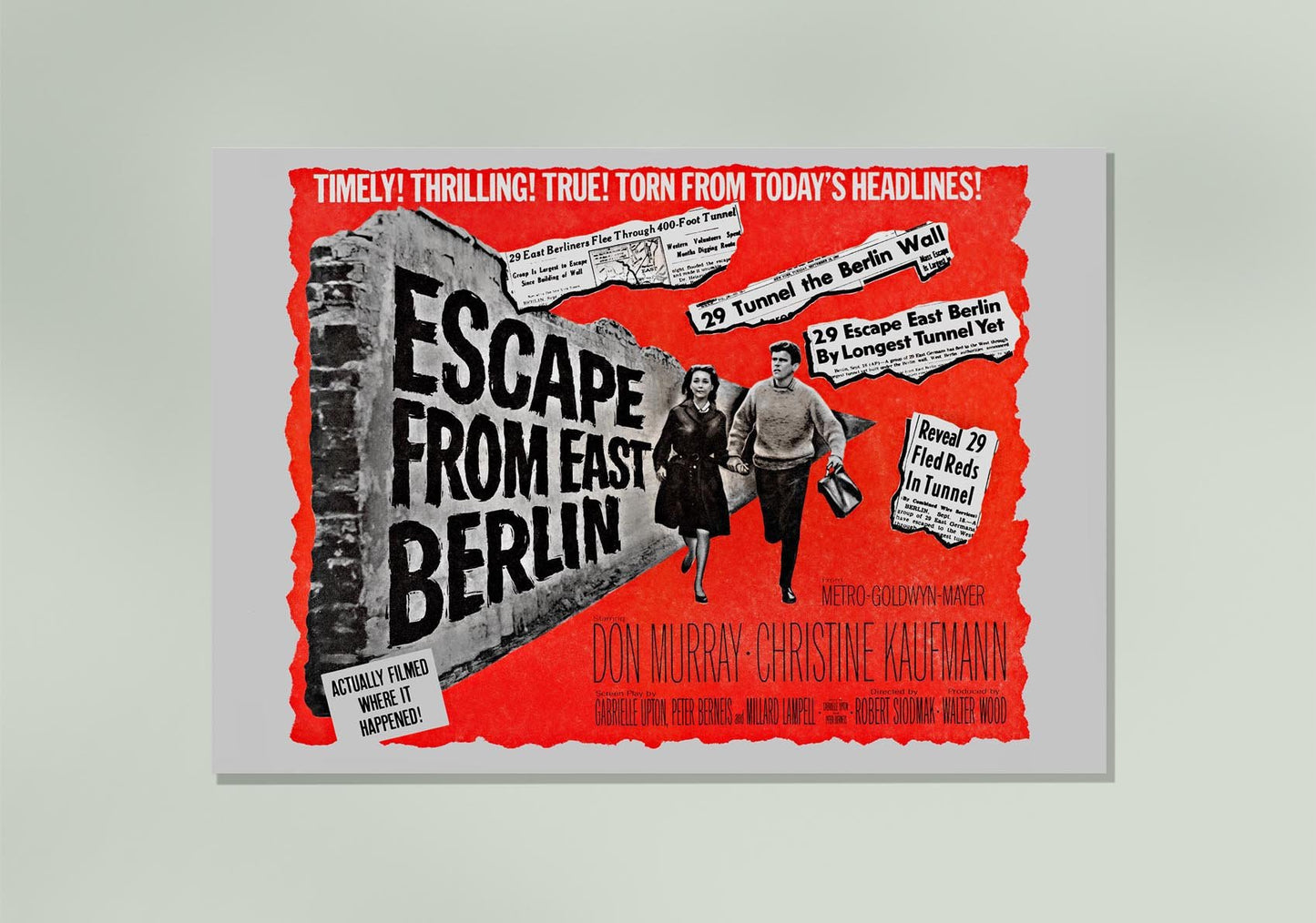 Escape From East Berlin Movie Poster