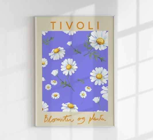 Tivoli Flower Market Poster